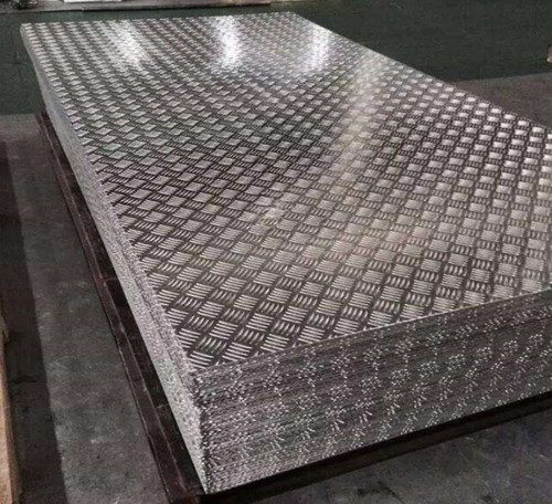 Aluminium bar chequer - aluminium, 5