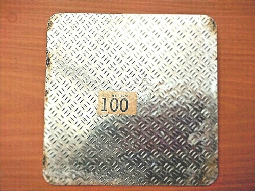Aluminium chequer plate - plate, off
