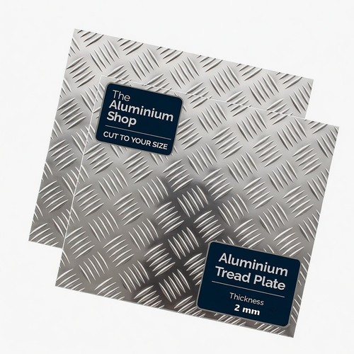 Aluminium tread chequer kick - tread,