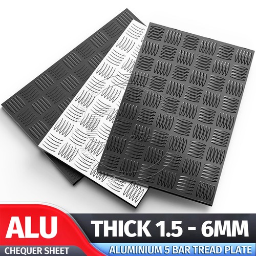 Aluminium bar tread plate - aluminium,
