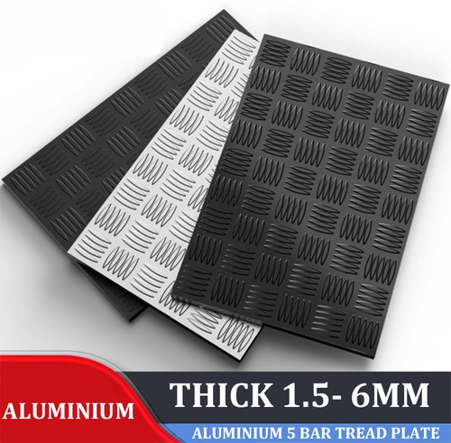 Aluminium bar tread plate - aluminium,