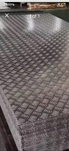 Aluminium chequer plate mm - chequer,