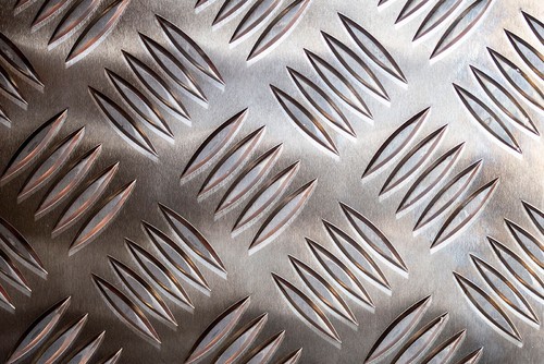 Aluminium tread plate chequer - tread,
