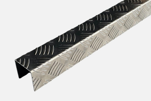 Aluminium tread plate chequer - aluminium,