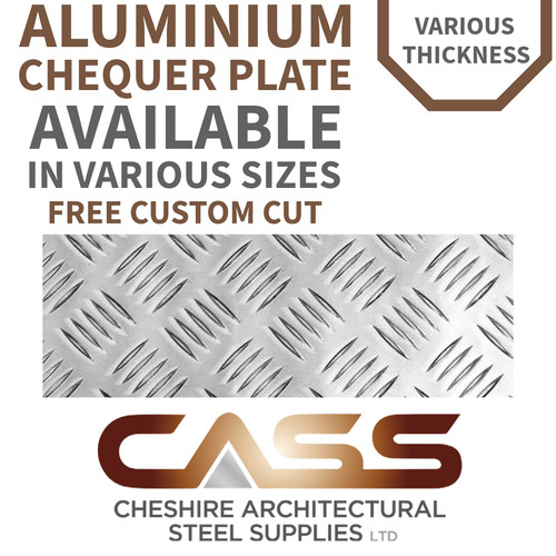 Aluminium floor chequer - floor, plate