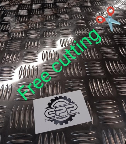 Aluminium chequer tread plate - chequer,