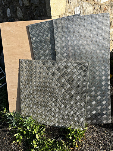 Aluminium diamond tread - aluminium,